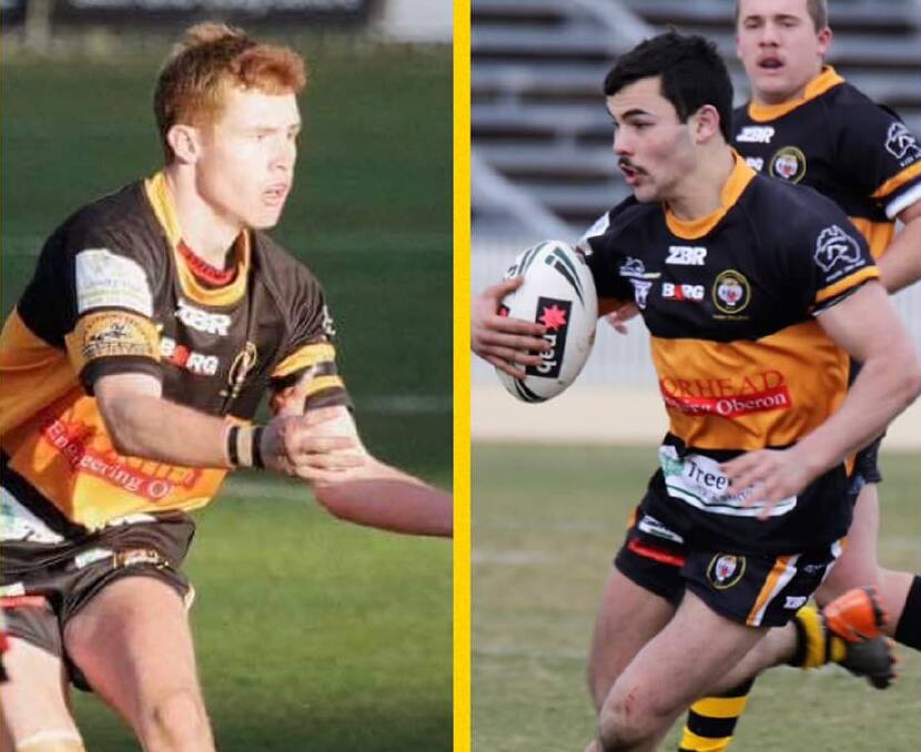 IMPRESSIVE: Both Jake Foley and Charlie Bailey impressed in Oberon's trial match against Lithgow. Photo: OBERON TIGERS FACEBOOK