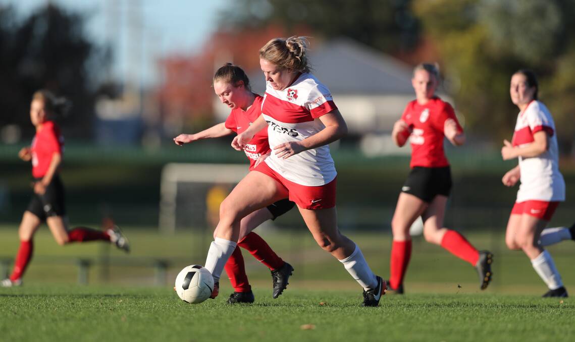 ON HOLD: CSU and Panorama have enjoyed a fierce rivalry in Bathurst District Football's premier league competition, but they will have to wait until at least May 31 to play this season. Photo: PHIL BLATCH