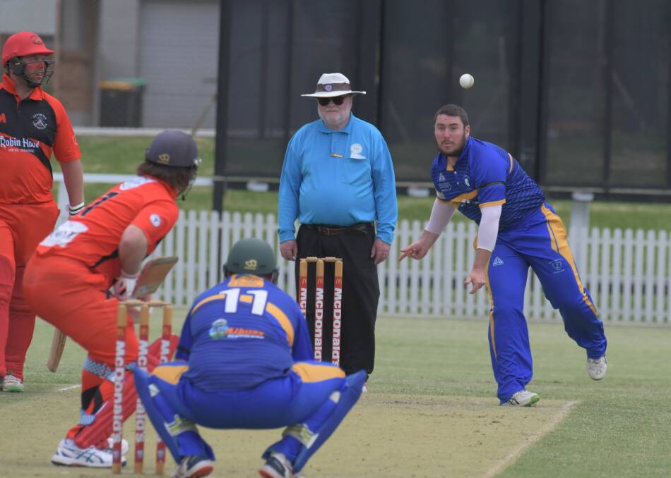 SUPER SATURDAY: Connor Slattery took 5-22 off eight overs then hit an unbeaten 77 off 87 to see the Saints post their four one-day victory of the season. Photo: JUDE KEOGH