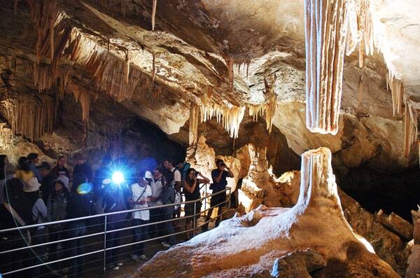 Jenolan Caves: Locals can get in for just $1 and a Dine & Discover voucher.