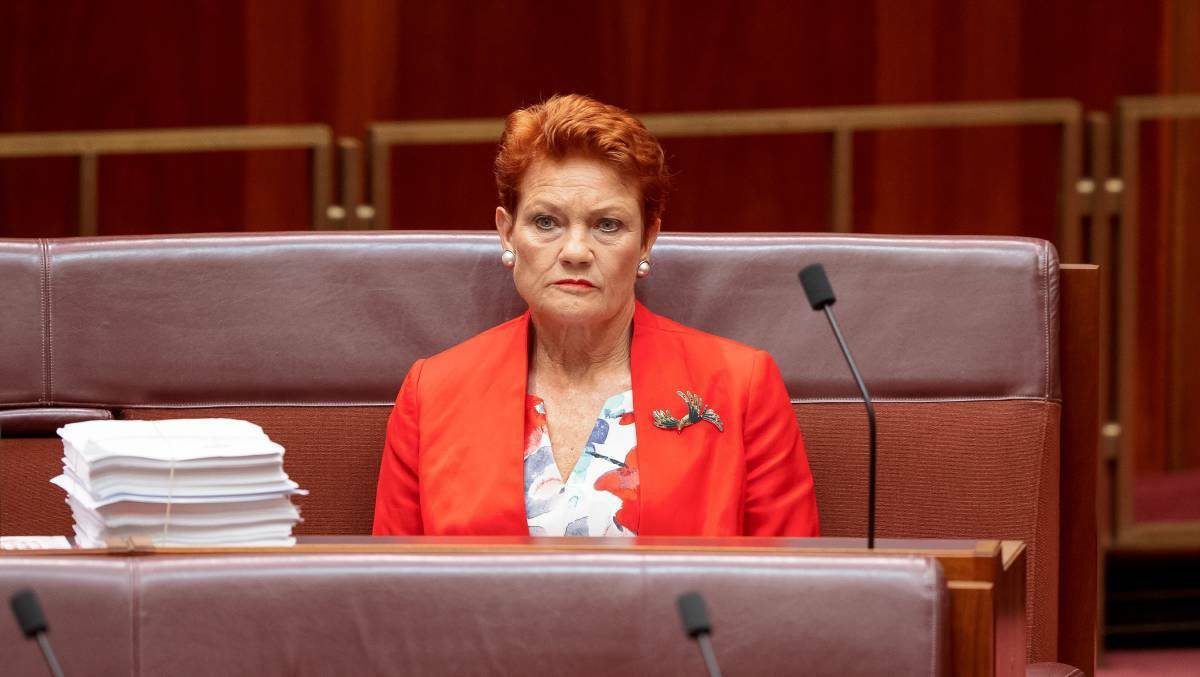 BLAZING A TRAIL: One Nation leader Pauline Hanson is one of Stacey Whittaker's political heroes. 