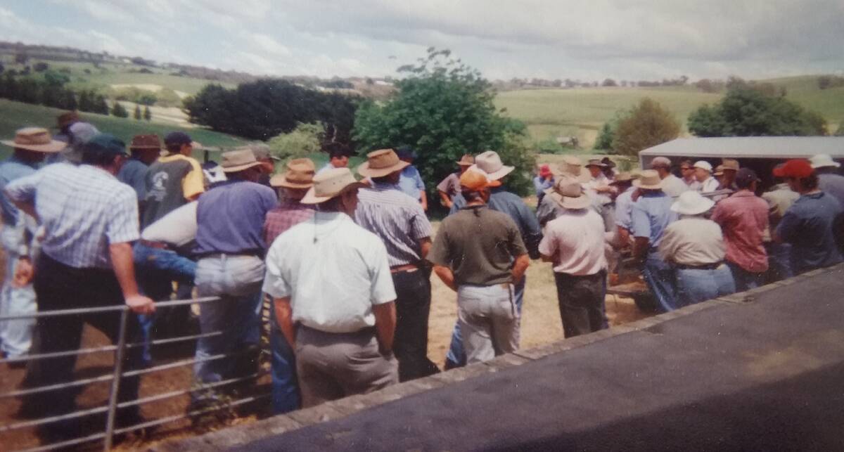 GET TOGETHER: This BMA-sponsored sheep mulesing demonstration around the turn of the century was a great opportunity for networking. This type of event was a regular occurrence and lifelong friendships were made.