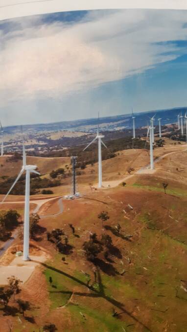 BLOWN AWAY: Wind farms are changing the skyline across the Tablelands and are a striking sight.
