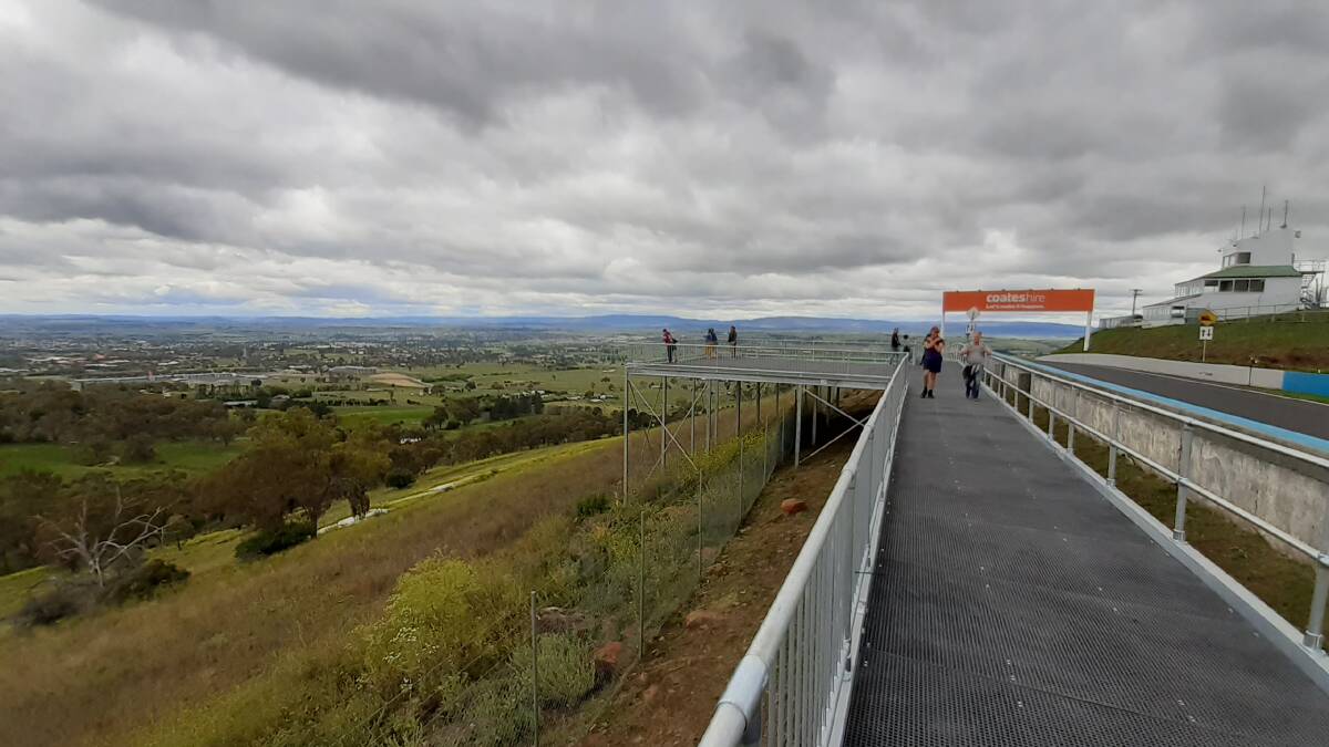 HIGHLIGHT: The new walkway and viewing platform on Mount Panorama Skyline is a must see for every visitor.
