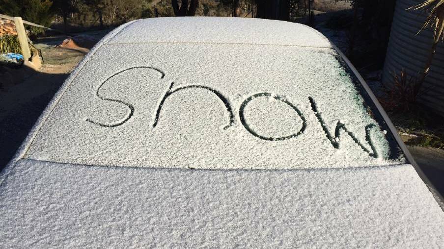 WHITEOUT: The Bureau of Meteorology is forecasting more snow for areas across the Central Tablelands later this week.