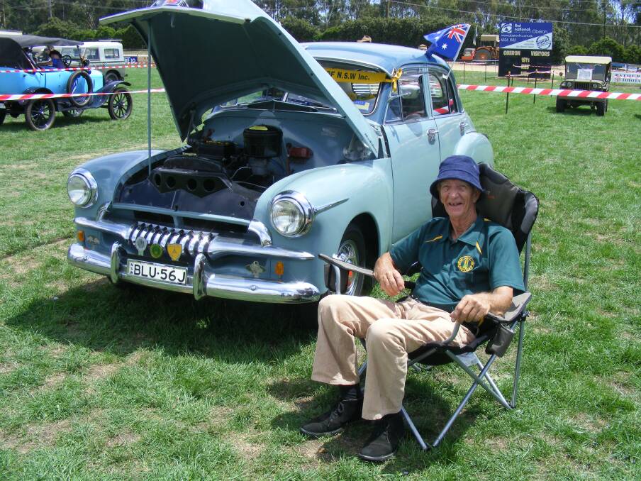 BLUE BABY: The Oberon Heritage and Collectors Club fair will showcase a range of items from bygone days, including some well-love vintage cars.
