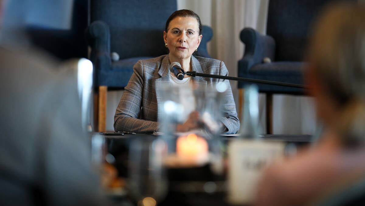 Liberal Senator Concetta Fierravanti-Wells' excoriation of Scott Morrison was spellbinding. Picture: Adam McLean