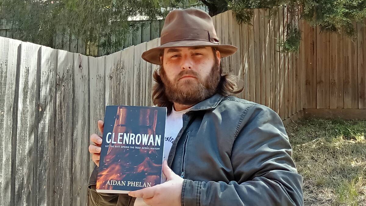 Chronicler: Melbourne bushranging buff Aidan Phelan has given an account of Ned Kelly's final stand in a novel which he has self-published after having worked through five drafts. The Bachelor of Arts graduate's fascination with the bandit was sparked by a childhood visit to Glenrowan.