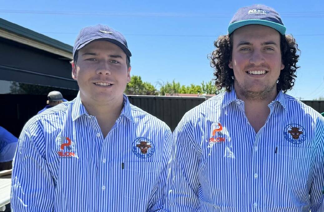 Ryan Banks and Jackson Gersbach will lead the Molong Bulls first grade side in 2024. Picture supplied