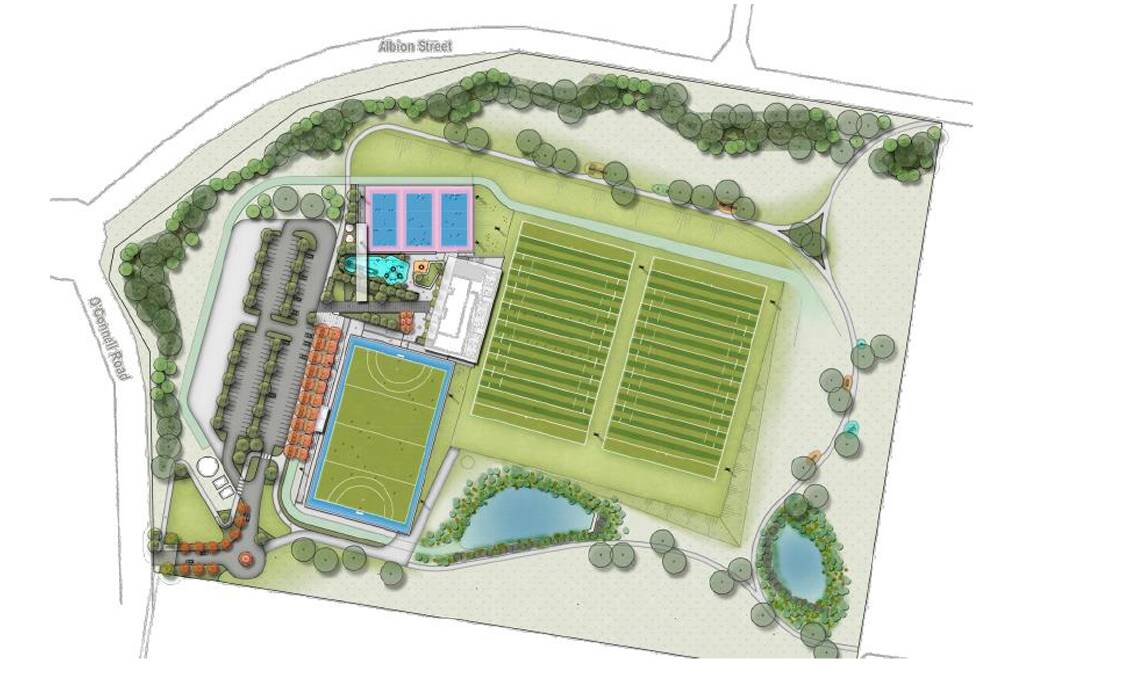 The approved Oberon Sports Complex facility design. Picture supplied