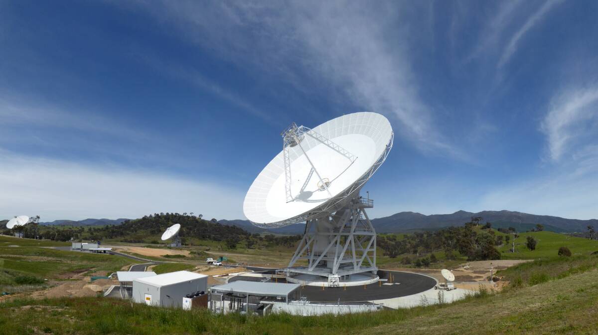 The antenna will the fifth to be built at the Tidbinbilla facility. Picture: Supplied