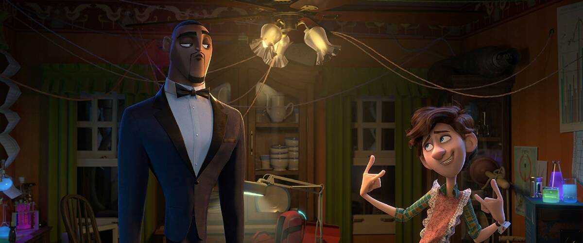 Will Smith and Tom Holland in Spies in Disguise. Picture: 20th Century Fox