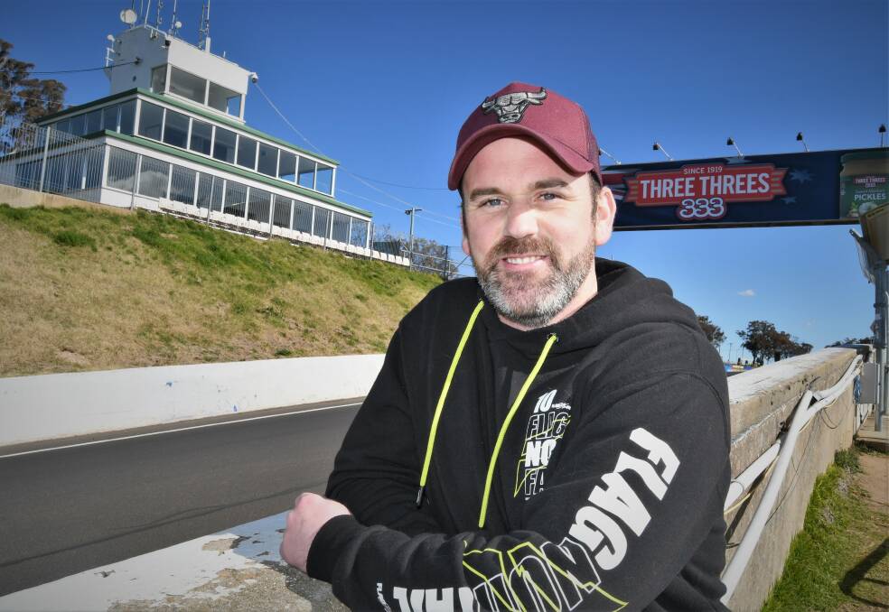 Rising Phoenix found Nick Galvin at Mount Panorama, which will be the venue for a men's mental health awareness barbecue. Photo: CHRIS SEABROOK 