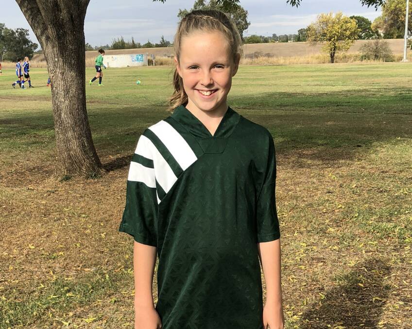 EXPERIENCE: St Joseph's School's student Ella Mangan competed in Polding soccer at Tamworth.