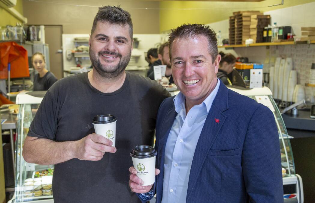 SAVINGS: Scott Taylor's Bathurst café business Al Dente will benefit from the NSW Government's payroll tax reforms, which are lifting the payroll tax bracket.