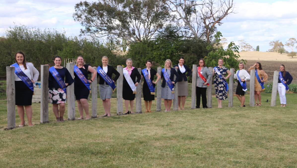 LEARNING: Young Showgirl ambassadors come from far and wide for weekend of fun workshop. Oberon Showgirl Bronte Gavey is pictured fourth from the right.