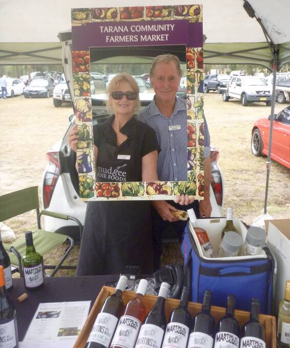WE'LL BE THERE: Louise and Michael from Martins Hill Organic Wines will be at the Tarana Community Farmers' Market this Sunday.