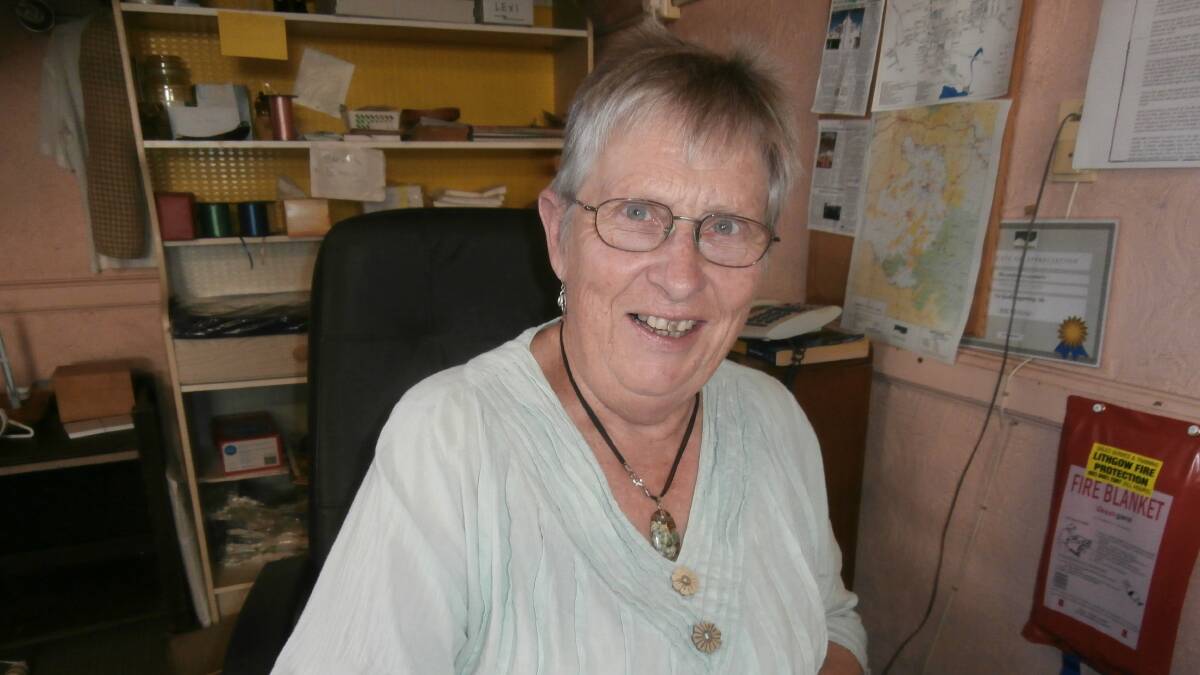 DEDICATED: Ros Brown has called it a day after many years as a volunteer at Cobweb Craft Shop.