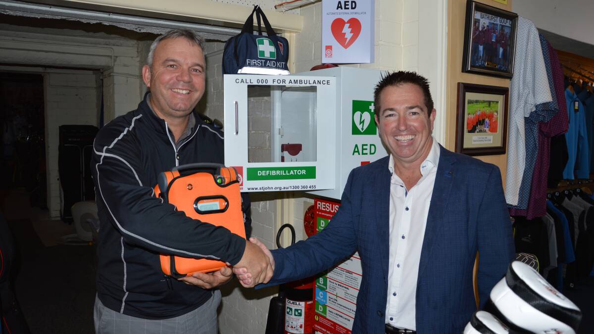 HAVE A HEART: Member for Bathurst Paul Toole is encouraging sporting clubs to take advantage of the NSW Government's Local Sport Defibrillator Grant Program.
