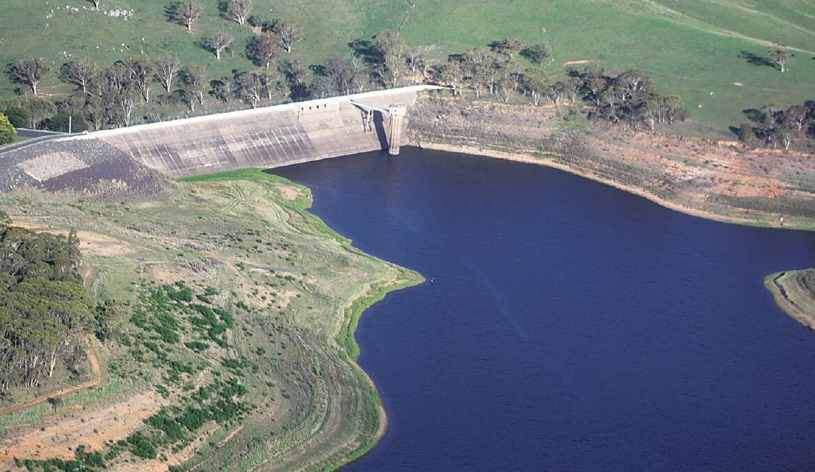 LOW: The falling water level at Oberon Dam means Level 2 water restrictions might be just around the corner.