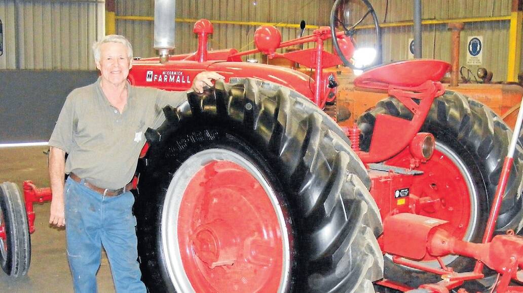 HISTORY: Barry Hughes’ tractor orphanage will have an extensive collection on display at the Oberon Heritage Fair.