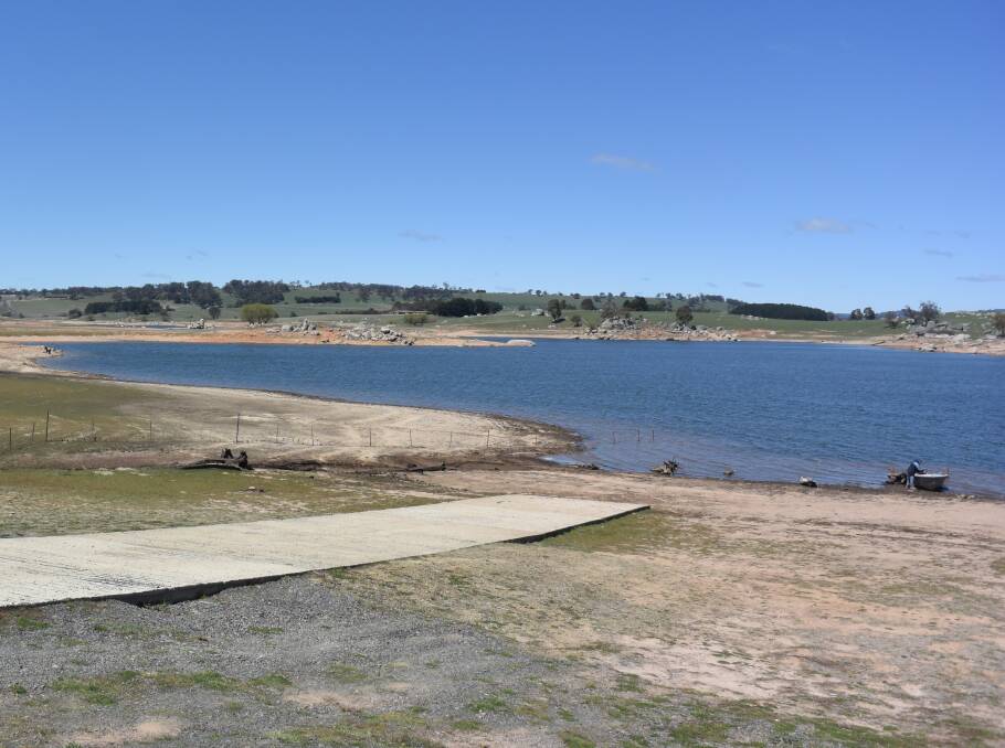 LOW: Level two water restrictions apply in Oberon. Oberon Dam is at 37.86 per cent capacity. Level three restrictions apply when the dam hits 25 per cent.