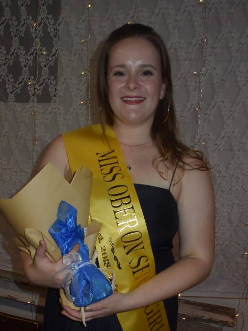 COMMITTED: Oberon Showgirl Bronte Gavey will be actively involved in proceedings at the Oberon Show this Saturday.