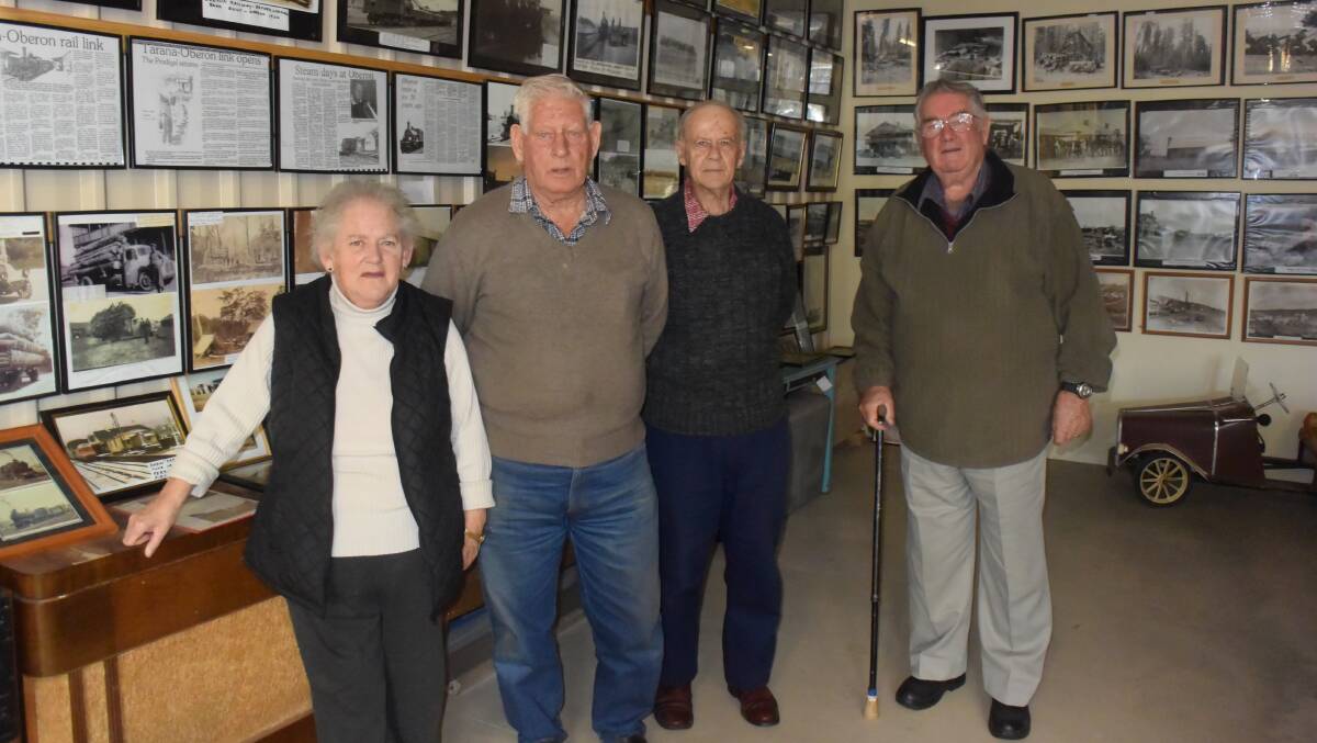 DISCUSSIONS: Oberon and District Museum members Laurie McMahon, Barry Chapman, Warren Rawson and Ray McMahon have met to discuss the museum's future.