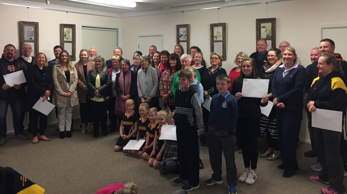 HAPPY: Oberon Council opened up its coffers last week and donated $92,459 to schools, sporting and community groups.