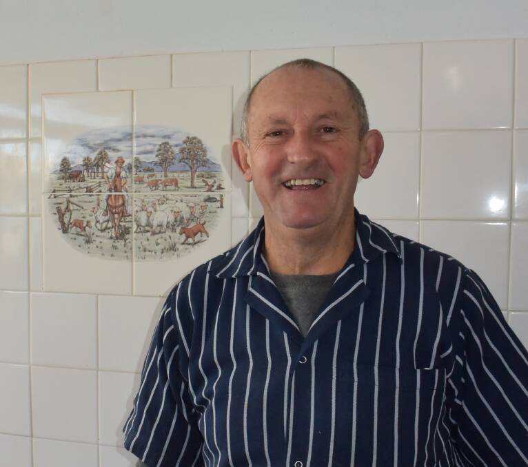 SMILE: Barker's Butchery owner Wayne Barker is happy to promote the Buy Local Oberon 2019 campaign.