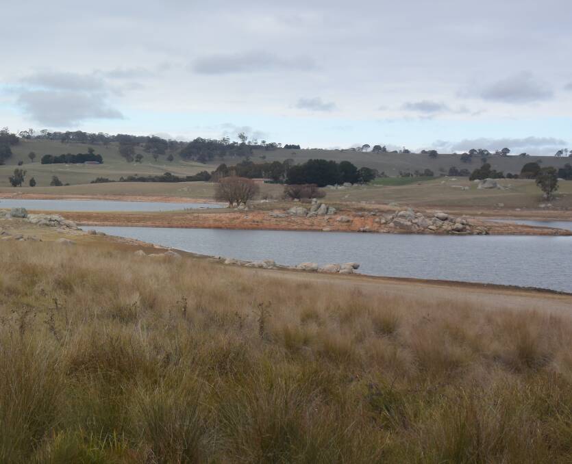 FALLING: Oberon Dam's level is down 28.97 per cent compared with the same time last year. The district is going through an extended dry period.