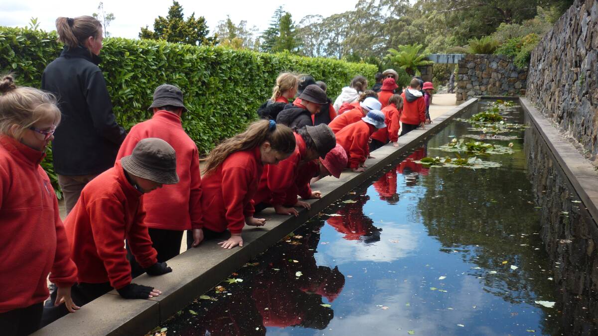 GREAT OUTDOORS: Oberon Public School students travelled to the Blue Mountains Botanic Garden at Mount Tomah recently.