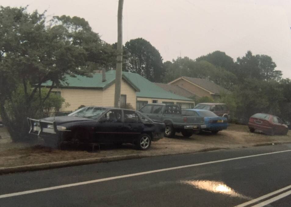 GONE: Police and Oberon Council forced a resident to remove wrecked vehicles from the verge in Oberon Street.