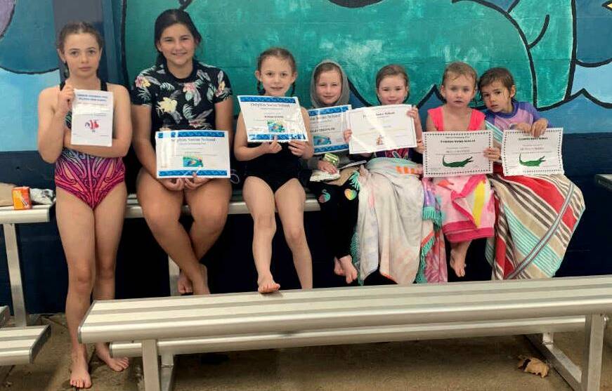 ACHIEVERS: The 2019 award winners for regular swimmers at the Oberon Pool. The pool will host plenty of activities during the holidays.