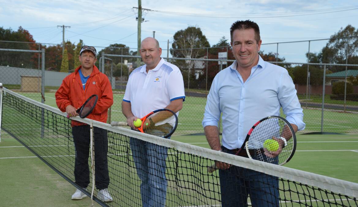 MAKING A RACQUET: Tennis across the region is set for a funding boost, according to Member for Bathurst Paul Toole.