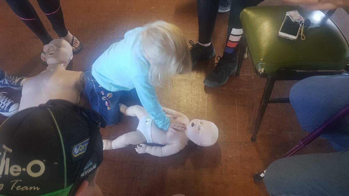 Defibrillator course.