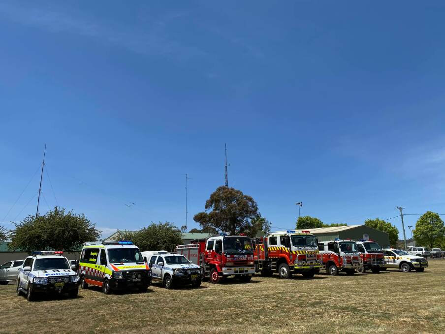 READY: Oberon's emergency services were on stand-by after a an emergency fire danger risk was in place on Tuesday morning. 