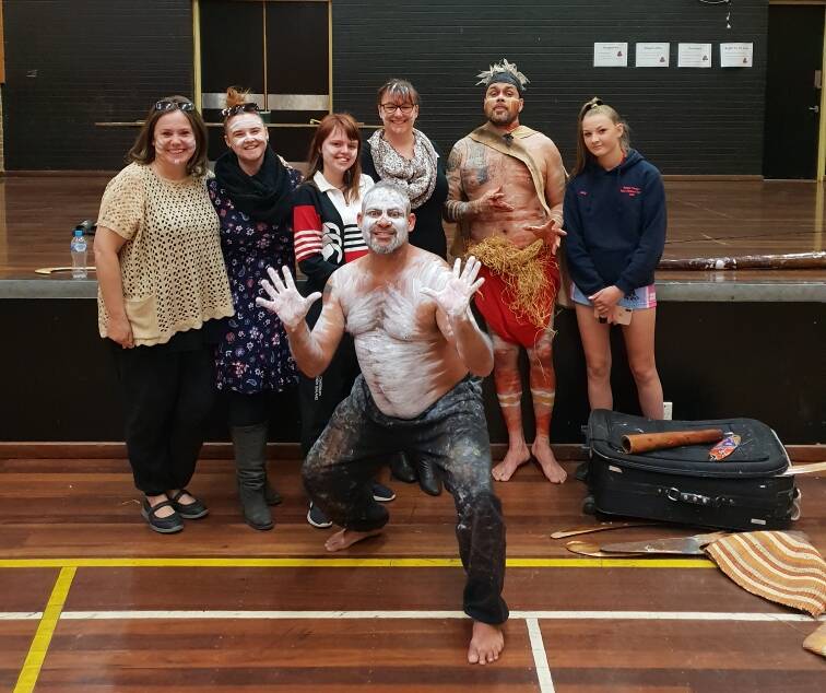 EXPERIENCE: Oberon High School learnt about the significance of traditional body paints when the school had its NAIDOC celebrations at the end of last term.