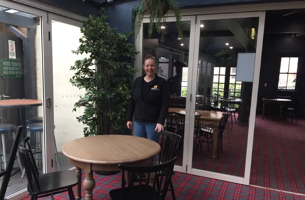 GOOD NEWS: Royal Hotel manager Amber O'Bernier says the bar and bistro staff are ready for business now Oberon's out of the COVID lockdown.