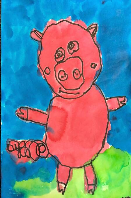 CREATIVE: "Pinky", by Oberon Public School's Emile Gilmore.