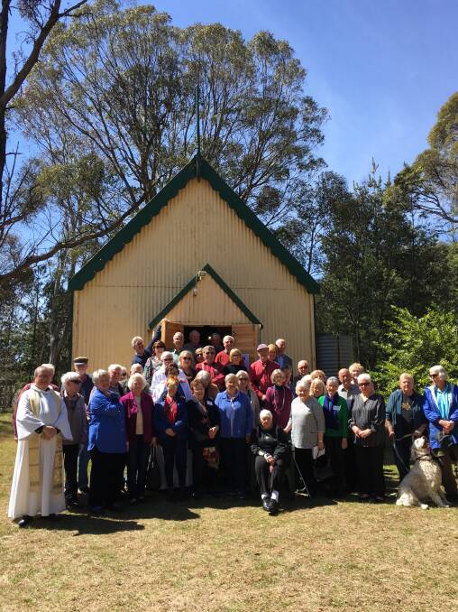 ONE YEAR ON: The congregation of St Aidan's Village Church, Black Springs celebrated the first year of the church's independence.