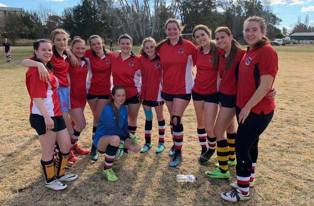 SPORTSMANSHIP: Oberon High School students travelled to Molong to compete in the annual Rural Cup.