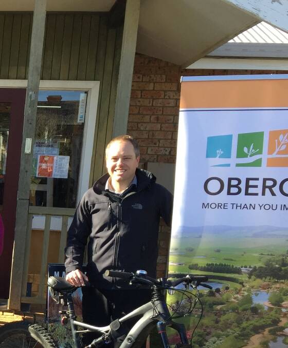 WELCOME MAT: Council's tourism and economic development manager Mat Webb had a busy weekend at the Visitor Information Centre.