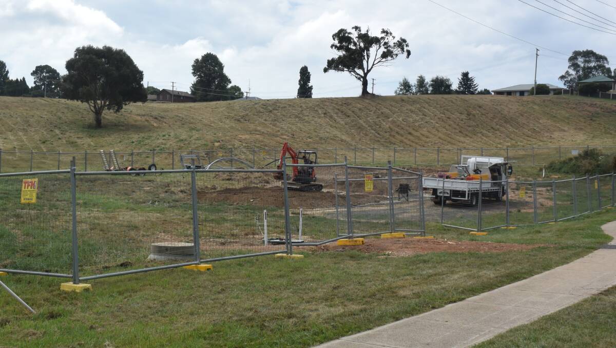BEGINNING: Work has started on the new skate park at the Oberon Common, which has an estimated total cost of $529,000.