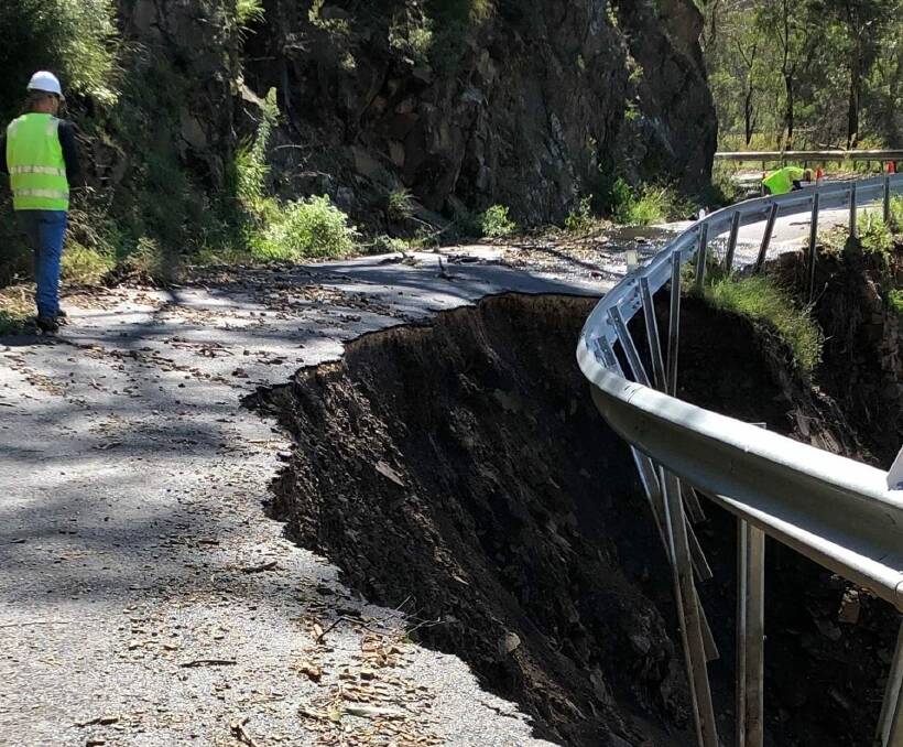 ROAD WOES: Transport for NSW says access into Jenolan Caves will be closed to the public for the foreseeable future.