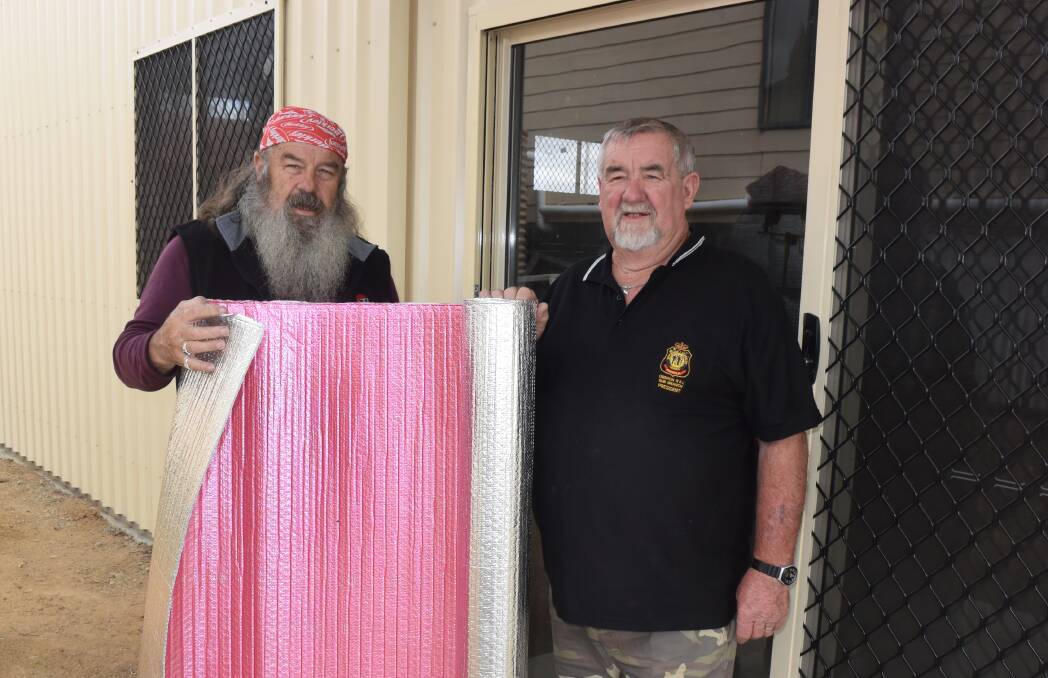 DISAPPOINTED: Oberon RSL Sub Branch secretary Neville Stapleton and president Bill Wilcox can't believe thieves would target a voluntary organisation.