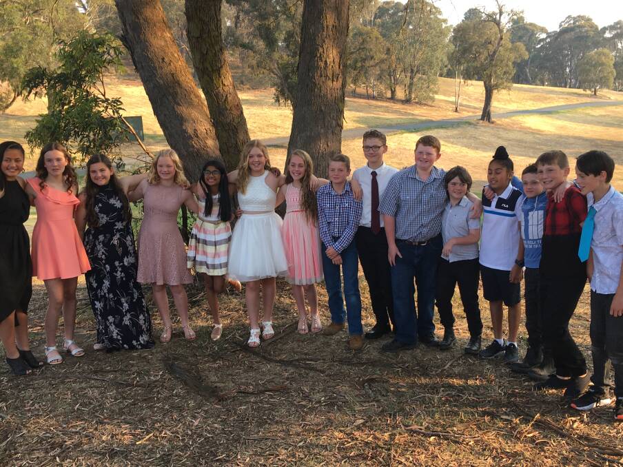 FRIENDS: St Joseph's School held a celebration dinner at the Oberon Golf Club to farewell year six students.