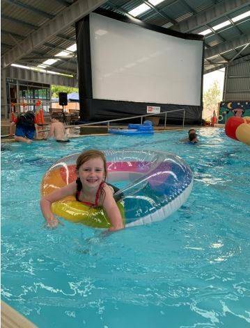 FUN: Oberon Youth Council raised $344.50 at its recent dive-in movie night. 