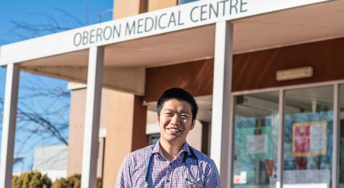 STAYING ON: GP registrar Dr Benjamin Tang has decided to extend his GP training at Oberon Medical Centre by six months.