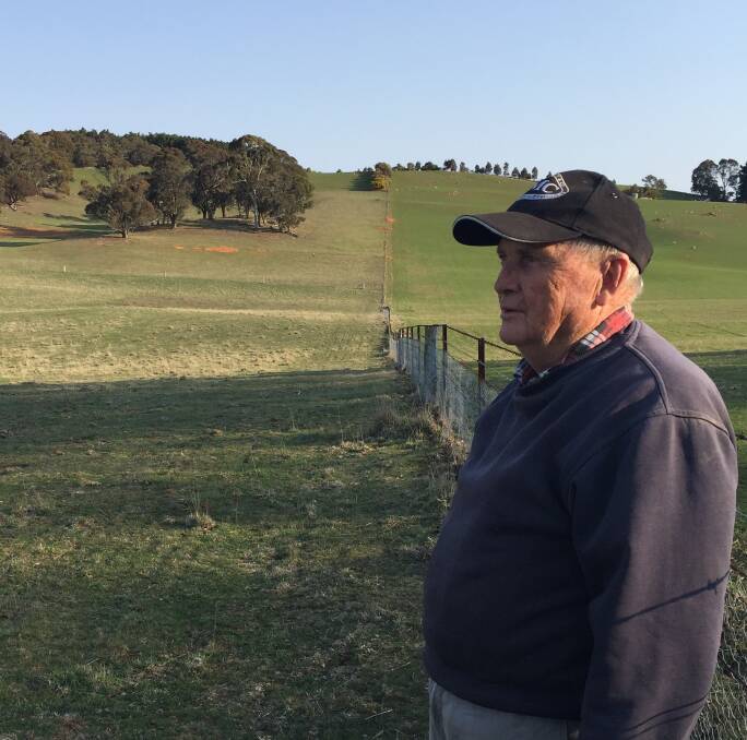 VULNERABLE: Warwick Armstrong has concerns about the biosecurity of his property in regards to stormwater run-off from a proposed subdivision.